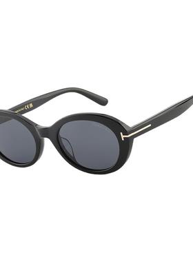 TomFord汤姆福特墨镜女朱珠同款复古椭圆框时尚太阳镜男TF1172-K