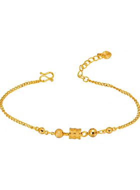 不掉色小蛮腰手链铜女款铜合金轻奢小众精致高级感送闺蜜生日礼物