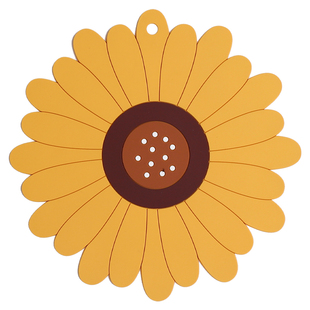 向日葵餐桌垫隔热垫防烫防水杯垫ins风家用菜垫碗垫子盘垫餐垫