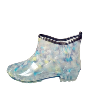 2026新品蕾丝雨鞋女低帮成人透明秋冬雨靴保暖水胶鞋四季性感套鞋