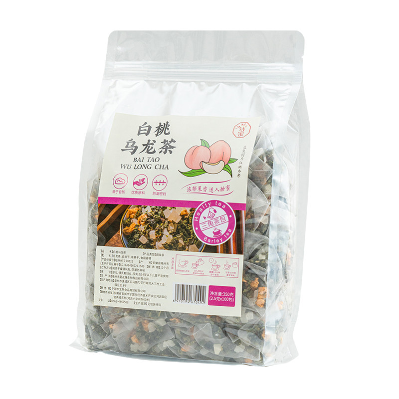 100包白桃乌龙茶蜜桃乌龙茶三组合型花茶
