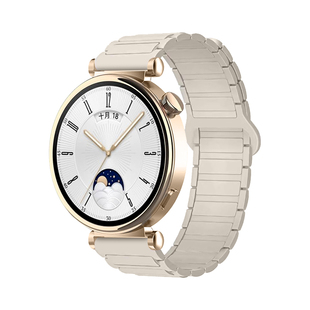 适用华为watch gt6手表带新款硅胶磁吸watchgt5智能运动手表链watch4pro女款腕表专用3女士高端精致2高级感的