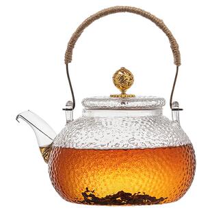 雅集茶具玻璃煮茶壶耐高温电陶炉提梁烧水壶家用泡茶煮茶器套装