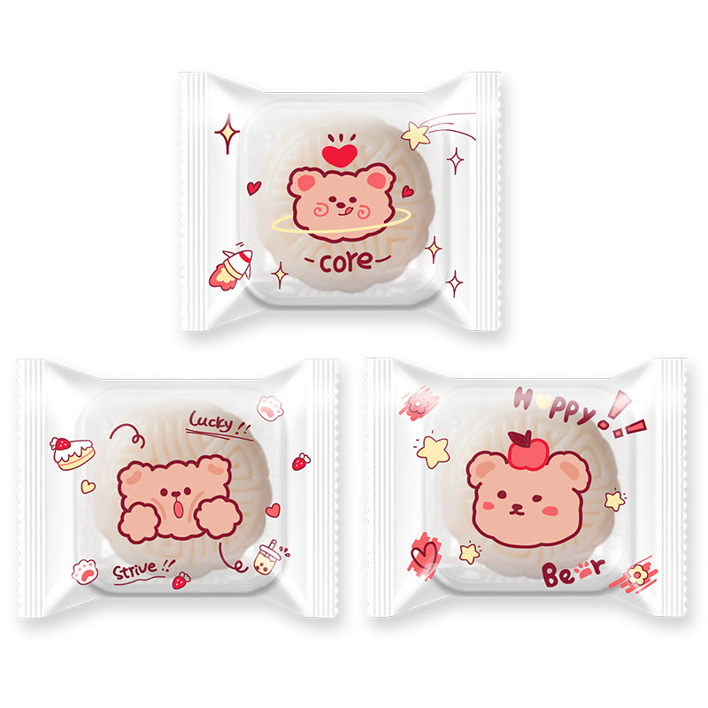 展艺月饼自粘袋机封袋绿豆糕可用