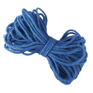 5MM彩色麻绳粗深色酒吧复古装饰猫爬架捆绑幼儿园手工DIY红麻线