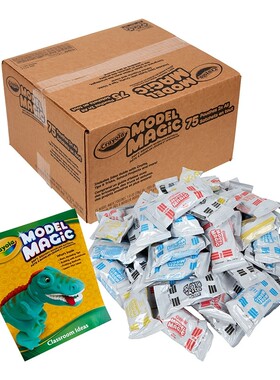 绘儿乐Crayola4色魔法彩泥幼儿园教学专用超轻粘土儿童1盎司散装