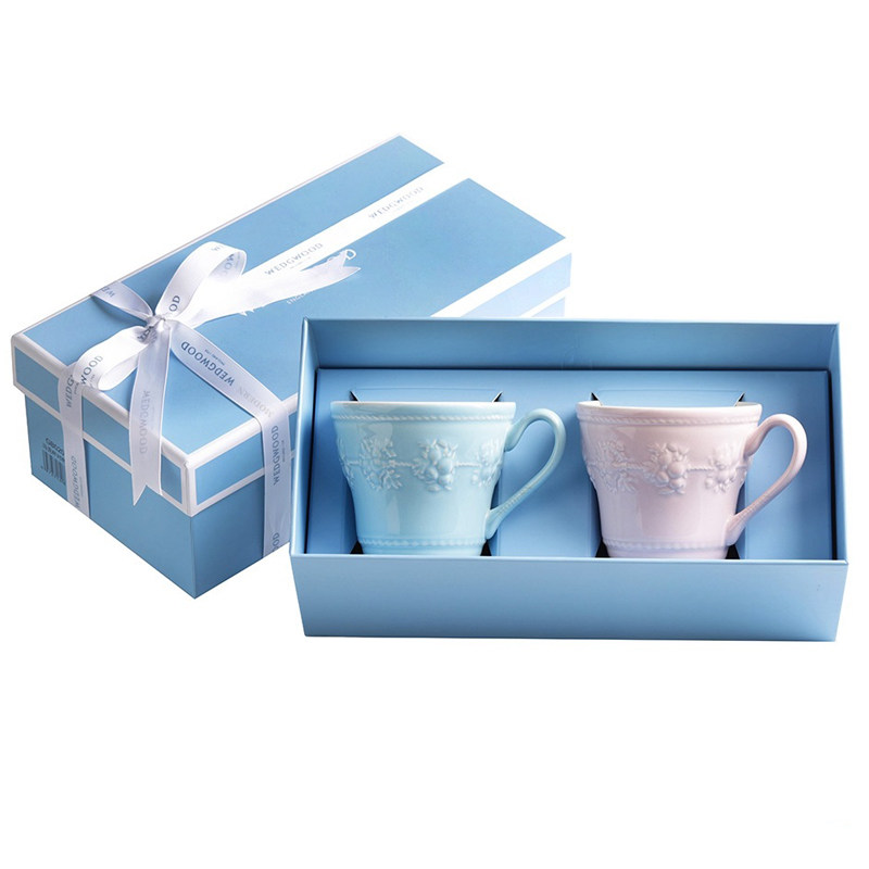 WEDGWOOD欧式茶杯咖啡杯对杯礼盒