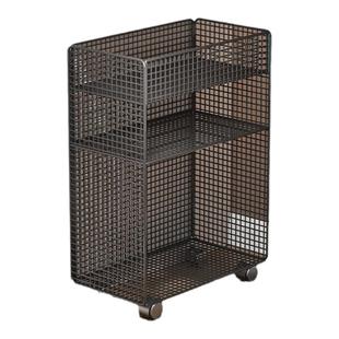 桌下置物架带轮移动小推车教室书桌旁多层书本收纳架学生落地书架