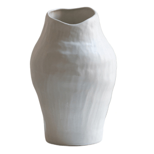 米子家居侘寂风陶瓷花瓶摆件复古客厅插花餐桌创意摆件大陶罐花器