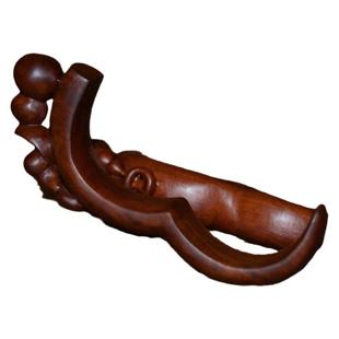 正宗雷击枣木子午簪 如意葫芦形发簪道士束发纯手工木簪道场头饰