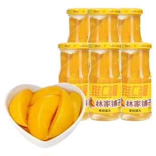 【李佳琦直播间】林家铺子维c黄桃258g*6罐添加维生素C水果罐头