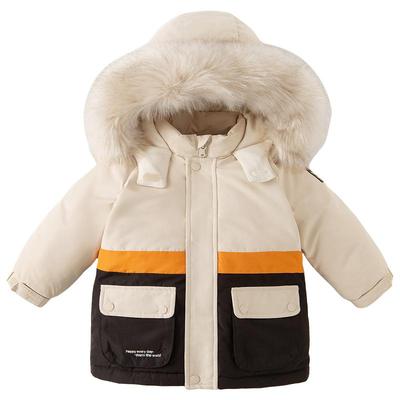 戴维贝拉儿童三防羽绒服拜年服