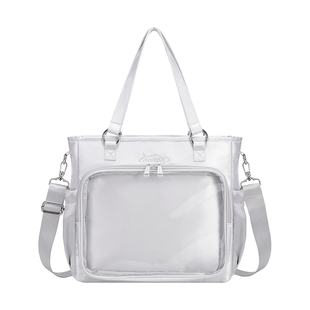 AORDA 双肩暗格包演唱会大容量黄色痛包吧唧20cm可爱娃包斜挎单肩