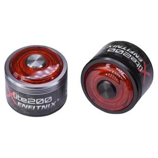 英豪新品Xlite200碳纤维ENFITNIX自行车尾灯充电智能感应刹车前灯