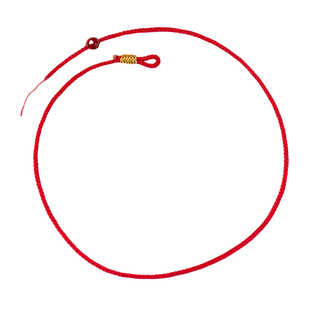 半成品黄金转运珠纯银DIY配件手工编绳脚链手绳红绳手链女男可串