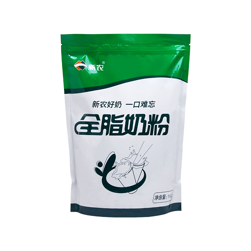 【26年9月生产】新农全脂纯牛奶粉1kg*1袋装成人中老年高钙奶粉