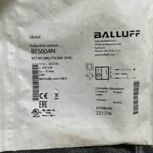 【询价】BALLUFF/巴鲁夫BES004N适用