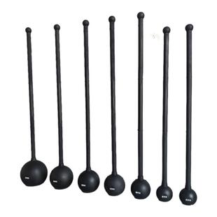 PU包胶锤铃体能健身圆头爆发力纯钢锤macebell家用商用升级包邮