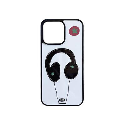 苹果iphone15黑边手机壳番茄