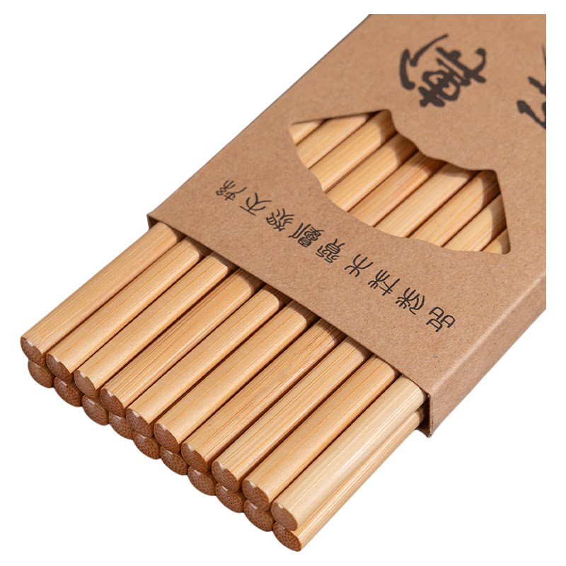 天然楠竹筷子家用高端食品级2026新款无漆无蜡家庭快子木抗菌防霉