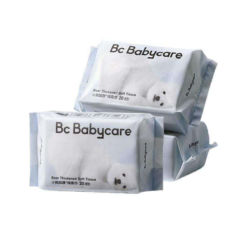 babycare小熊绵柔巾干湿两用20抽