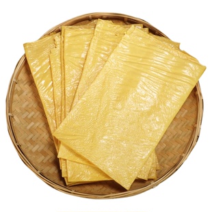 豆腐皮干货头层手工蝉翼油豆皮卷肉五香卷皮旗舰店炸响铃卷批发