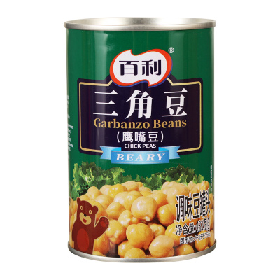 百利鹰嘴豆罐头熟即食沙拉食材
