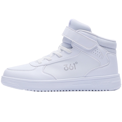 361童鞋儿童高帮板鞋男童运动鞋秋季中大童棉鞋女童小白鞋子