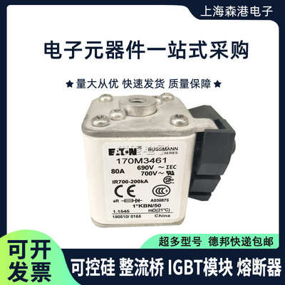 伊顿巴斯曼熔断器170M3464 170M3465 170M3466 3467 保险丝/底座