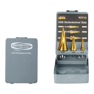 麦思德钻头宝塔钻头开孔器高硬度台阶梯钻塔型锥形金属木工扩孔器