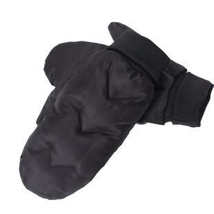 羽绒手套男女款冬季加绒保暖加厚防水连指滑雪防风寒不分指手闷子