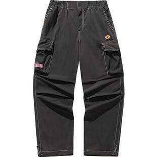 安踏×呆萌町联名丨休闲工装裤女宽松直筒裤运动裤162548504