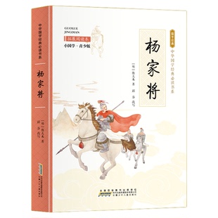 杨家将 小国学青少版课外阅读本 熊大木著中国传统文化故事书儿童文学国学经典读物必读小学生三四五六年级课外书籍推荐阅读书目