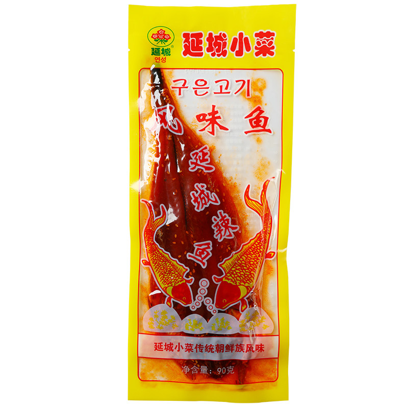 延城香辣明太鱼延边辣拌明太鱼