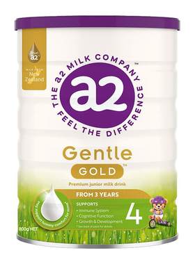 百亿补贴 a2奶粉呵护金装GentleGold儿童配方奶粉4段800g 3岁以上