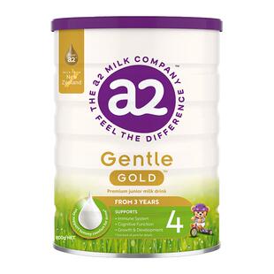 百亿补贴 a2奶粉呵护金装GentleGold儿童配方奶粉4段800g 3岁以上