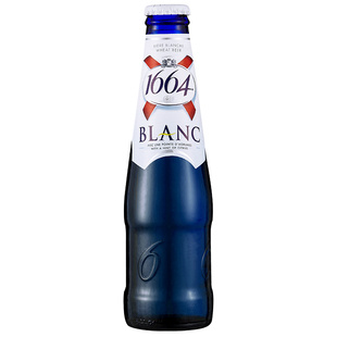 1664桃红果味精酿啤酒250ml大瓶330ml罐装500ml国产整箱女士啤酒