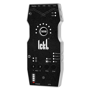 ickb so8手机声卡第六代 唱歌直播专用话筒录音外置全套设备6代