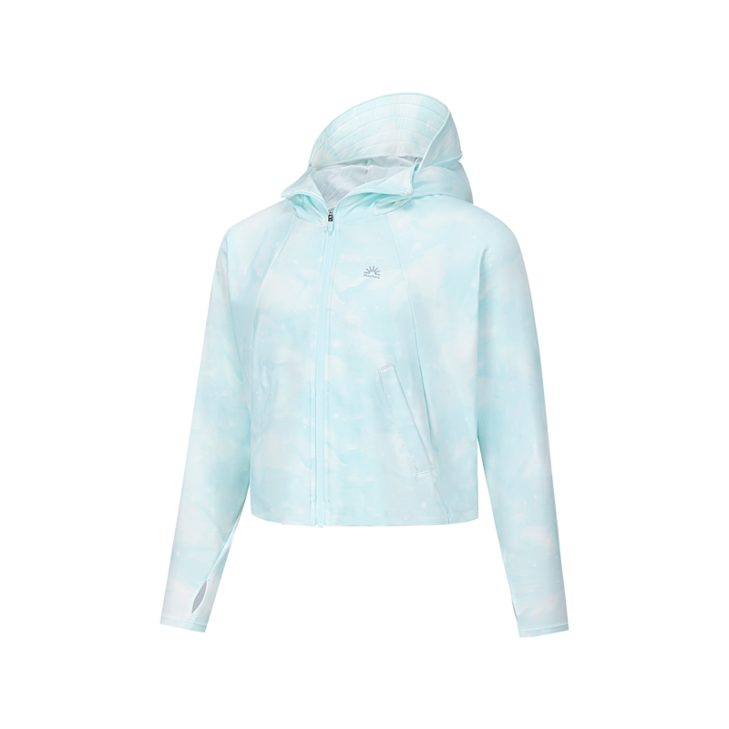 Skechers斯凯奇小冰壳儿童皮肤衣夏女童透气速干薄款防晒服外套