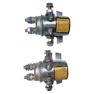 车载吊机12V电动绞盘24V手柄开关无线遥控继电器配件卷扬控制盒