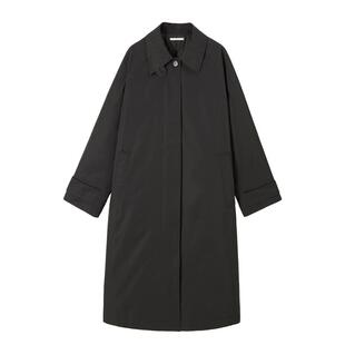 OMITI省略 高级感微光中长款羽绒风衣女冬季新款廓形白鹅绒羽绒服