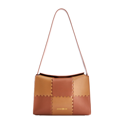 头层牛皮女包OrangeCube腋下通勤