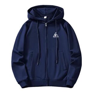 法国公鸡卫衣男士外套连帽纯棉运动休闲春秋季2026秋季开衫情侣款