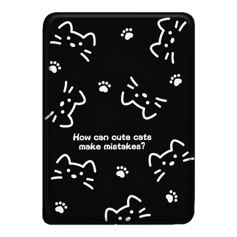 电子书保护套简约猫咪适用kindle阅读器paperwhite个性scribe创意kpw4/5/6寸oasis3/2第1