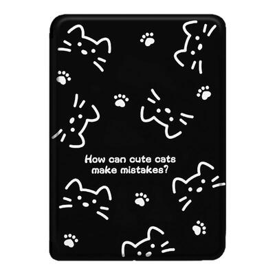 电子书保护套简约猫咪适用kindle阅读器paperwhite个性scribe创意kpw4/5/6寸oasis3/2第11代958/voyage1499壳