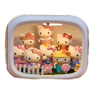 hellokitty系列新年礼物小夜灯周边手办哈喽kitty生日送10岁女孩