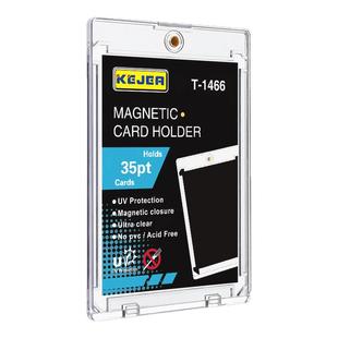 科记文具轻薄款卡砖防紫外线球星卡双面覆膜宝可梦PTCG游戏王磁吸评级小马宝莉卡牌收纳卡片展示卡套T-1466