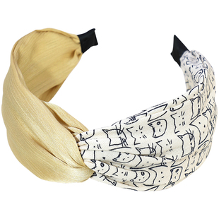 萌趣小猫咪原创小众发箍头箍宽可爱小鸡黄色清新发卡韩国发饰头饰