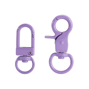 创意彩色烤漆门扣 金属龙虾扣钥匙扣公仔包包个性挂件配饰DIY材料