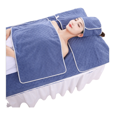 新款美容院泡泡绒毛巾浴巾